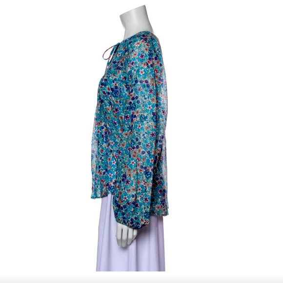 Warm  Floral Print Top - Picture 5 of 7